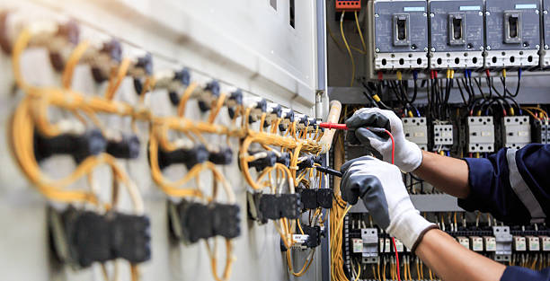 Professional Electrician technician working in Newtown Grant, PA